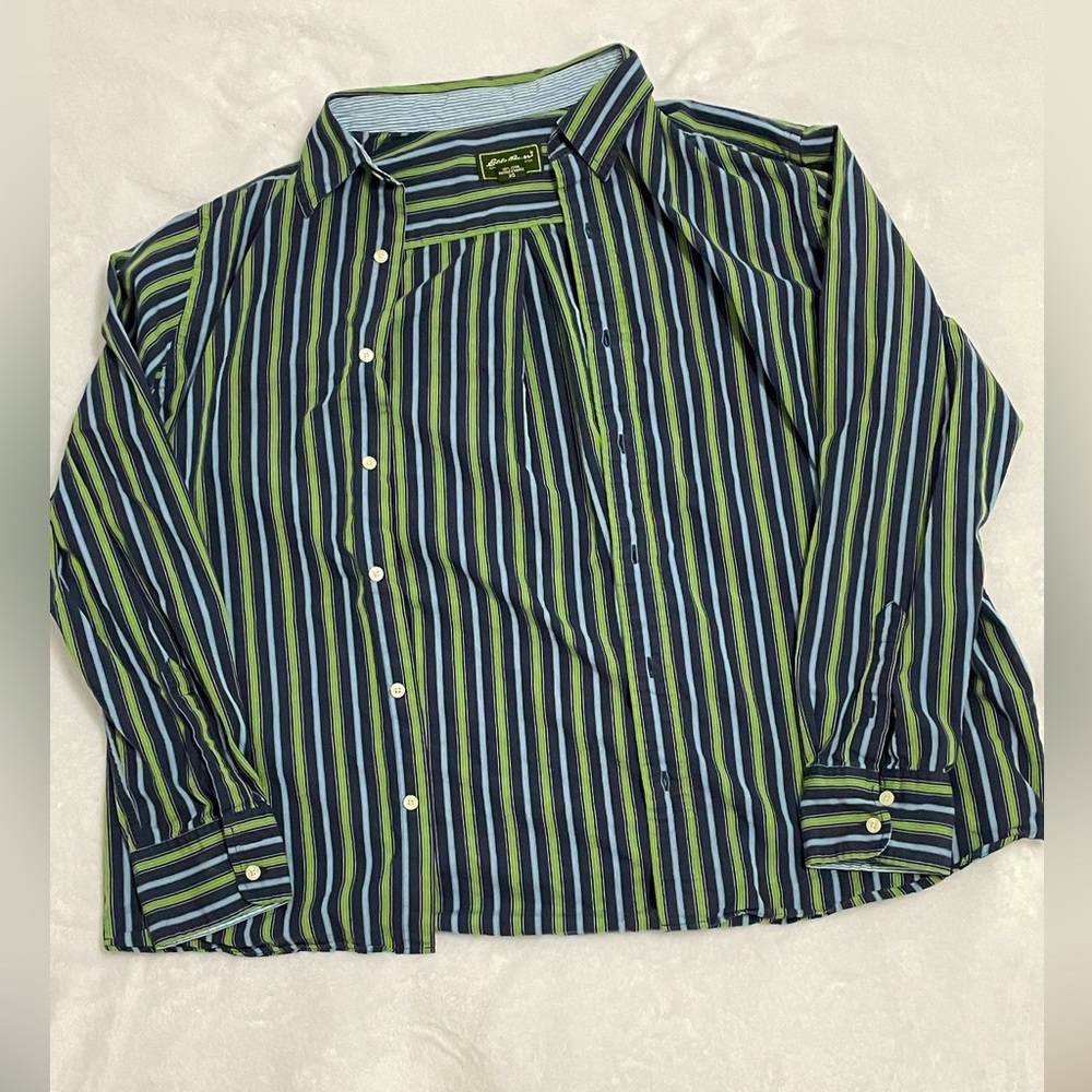 Eddie Bauer Long Sleeve Mens Dress Shirt